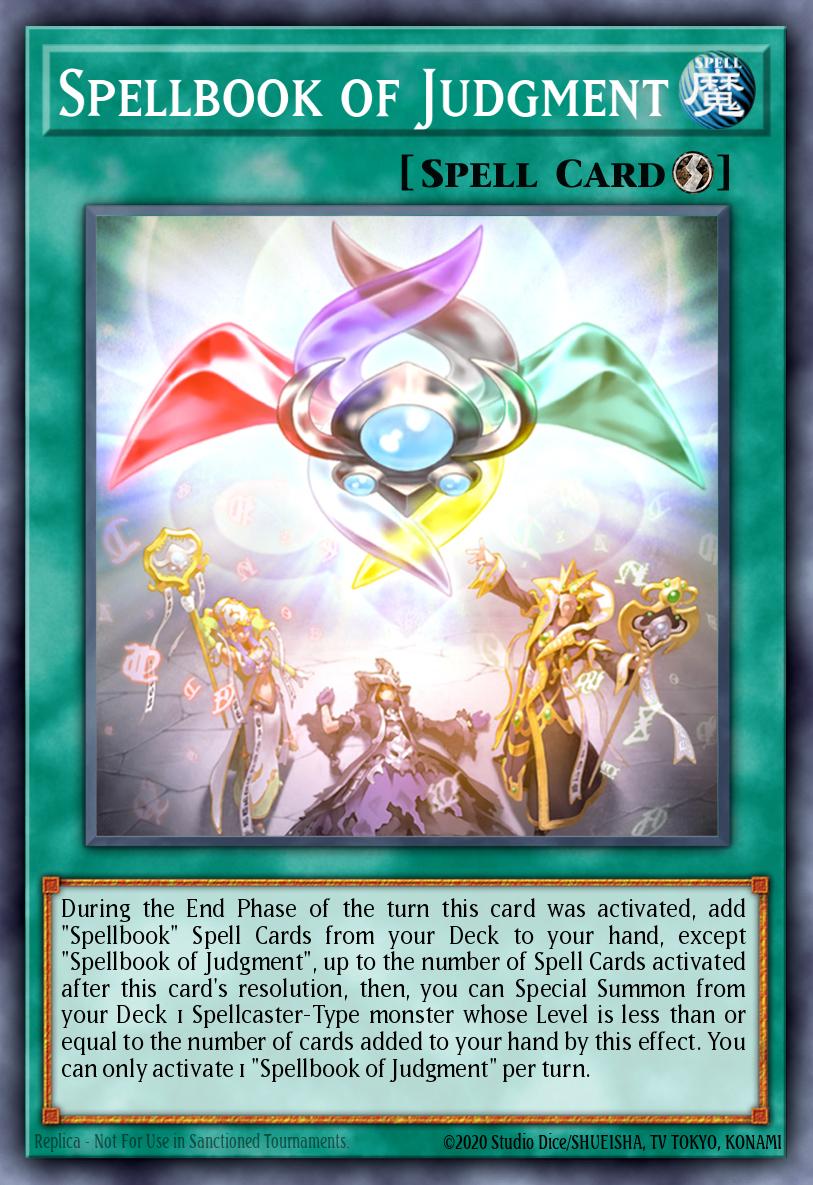 Spellbook of Judgment Yu-Gi-Oh card