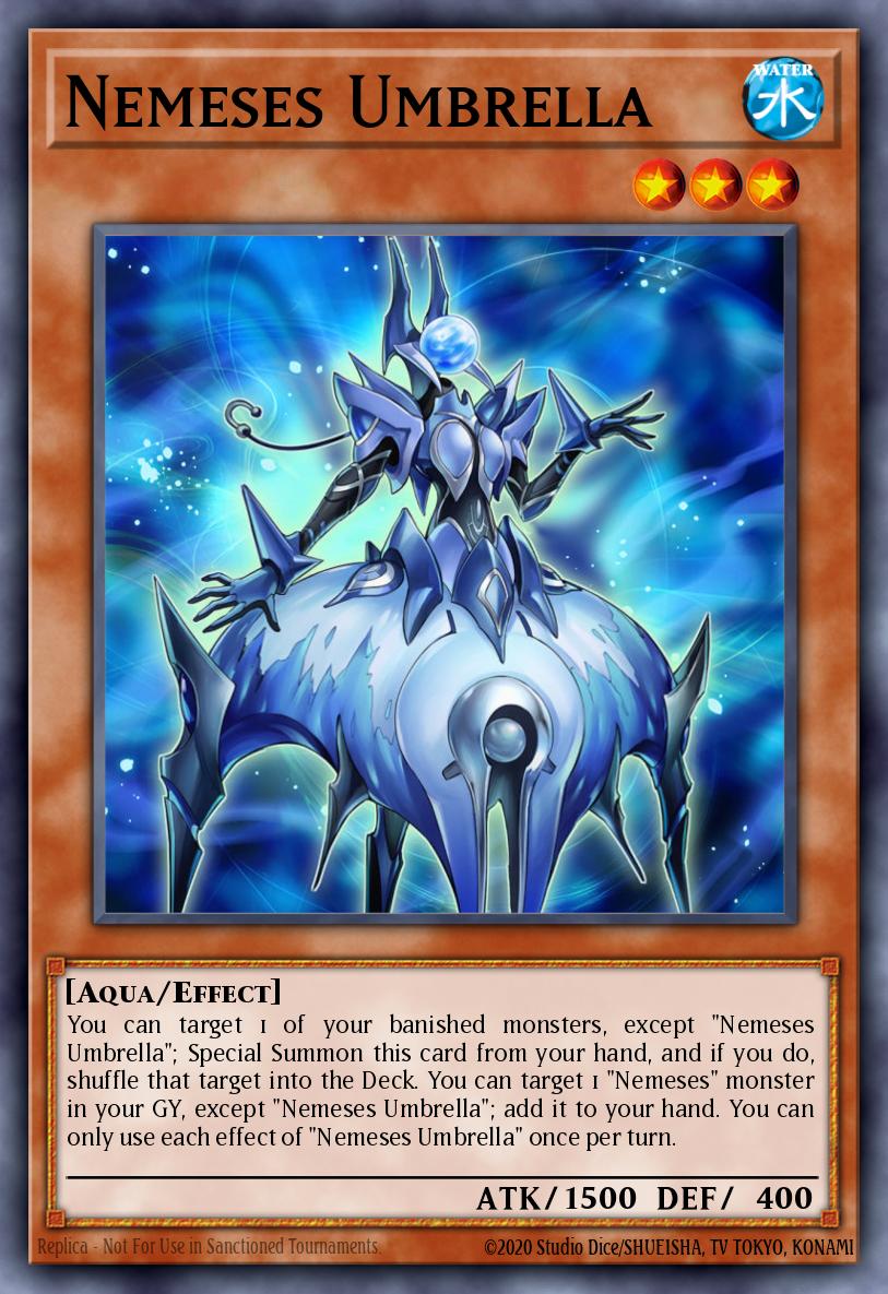 Nemeses Umbrella Yu-Gi-Oh card