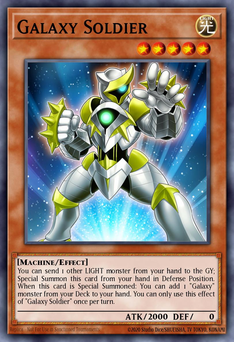 Galaxy Soldier Yu-Gi-Oh card