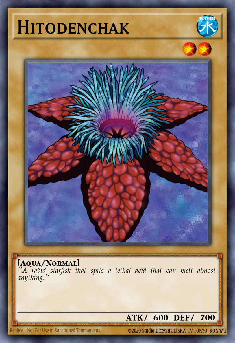 Hitodenchak Yu-Gi-Oh card