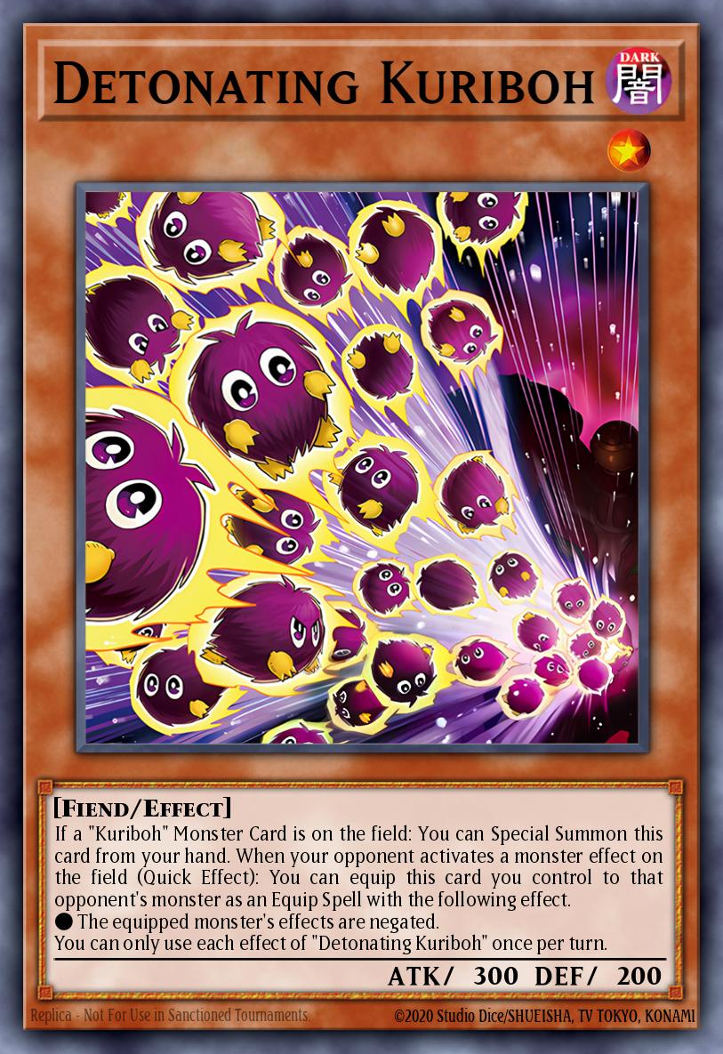 Detonating Kuriboh Yu-Gi-Oh card