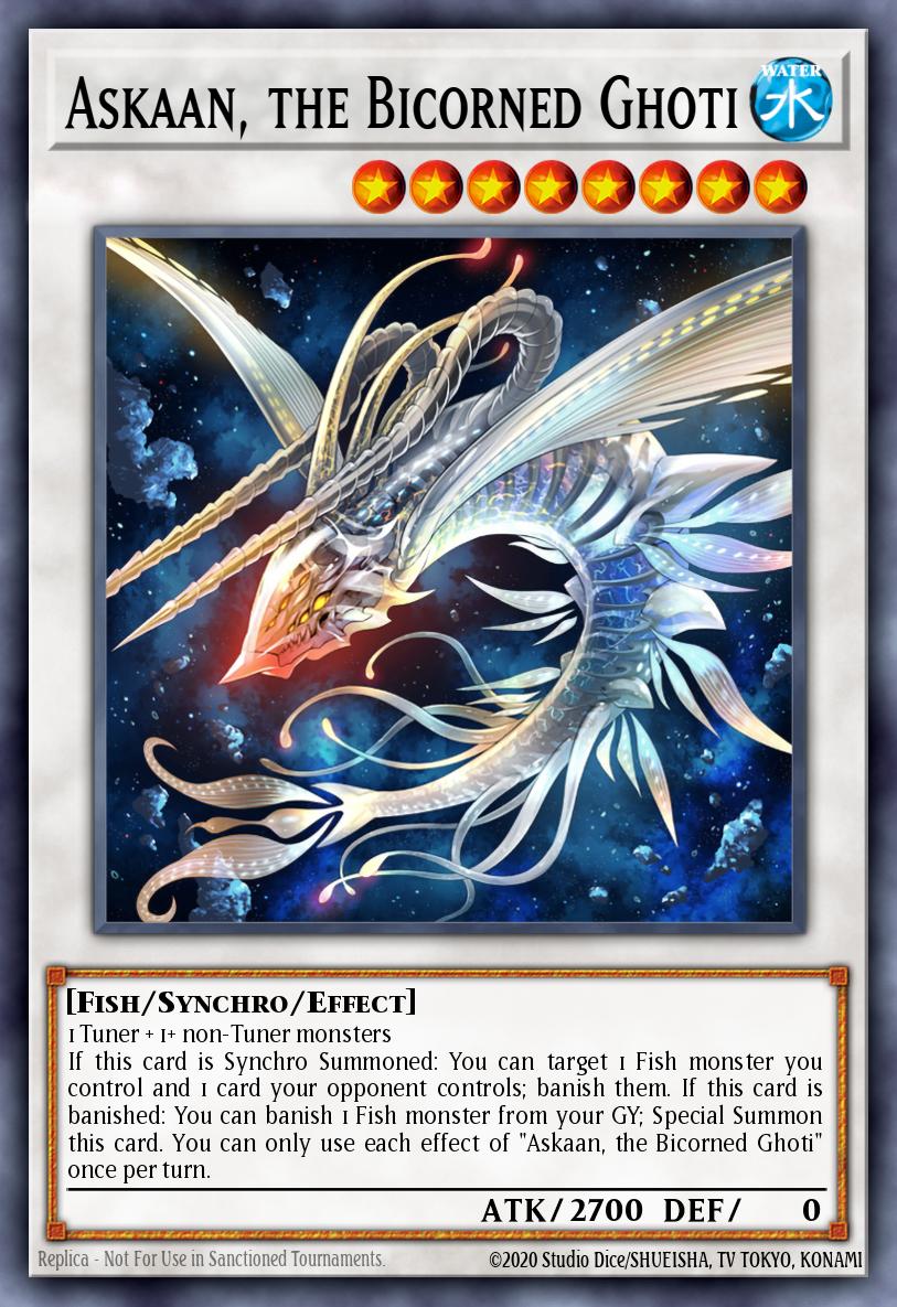 Askaan, the Bicorned Ghoti Yu-Gi-Oh card