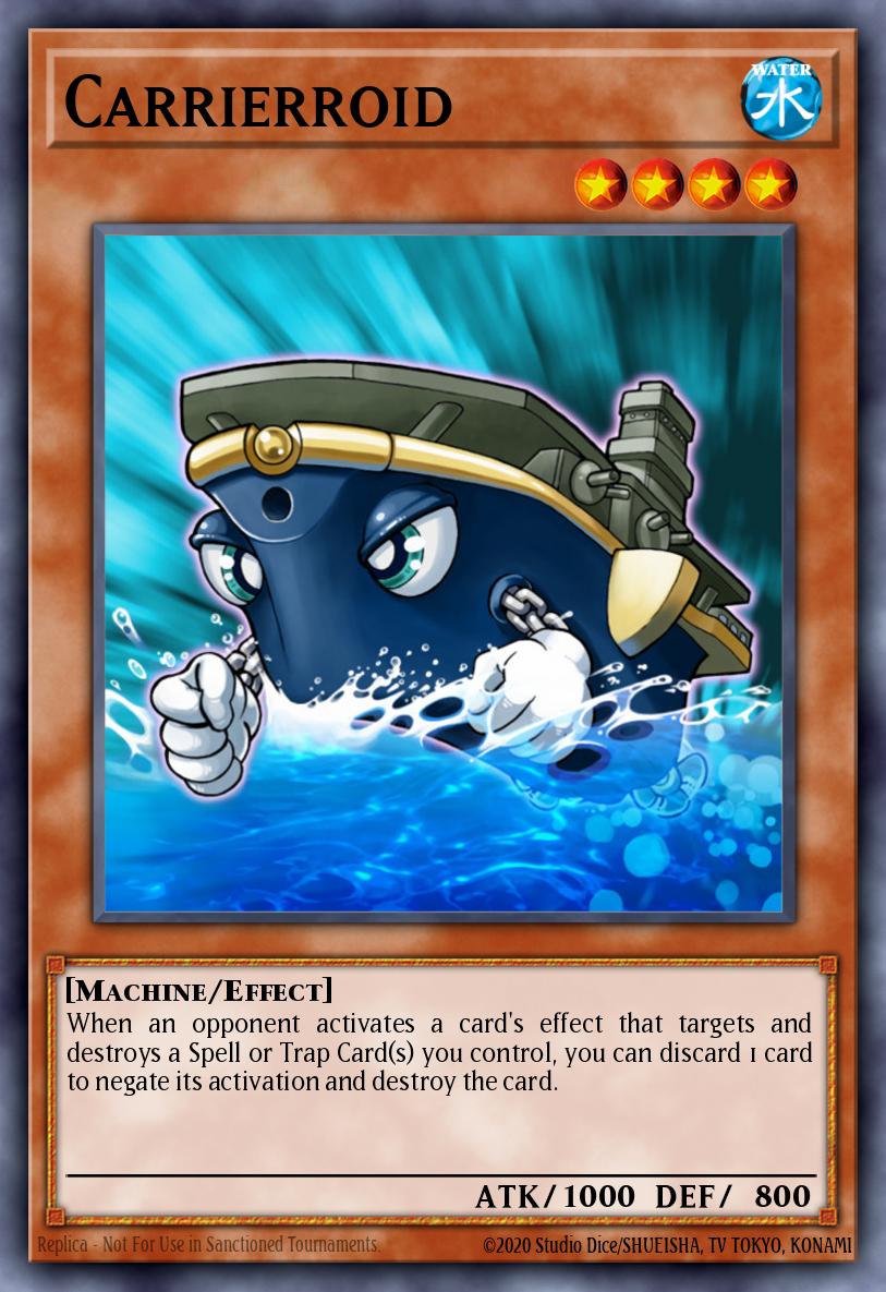 Carrierroid Yu-Gi-Oh card