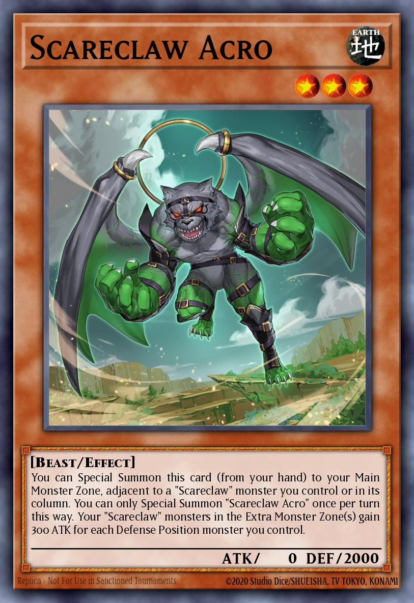 Scareclaw Acro Yu-Gi-Oh card