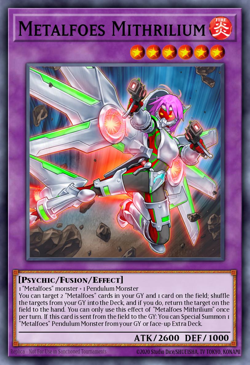 Metalfoes Mithrilium Yu-Gi-Oh card