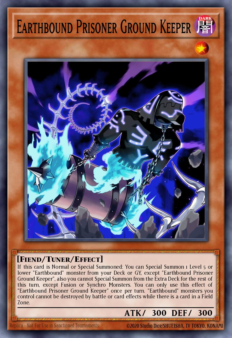 Earthbound Prisoner Ground Keeper Yu-Gi-Oh card