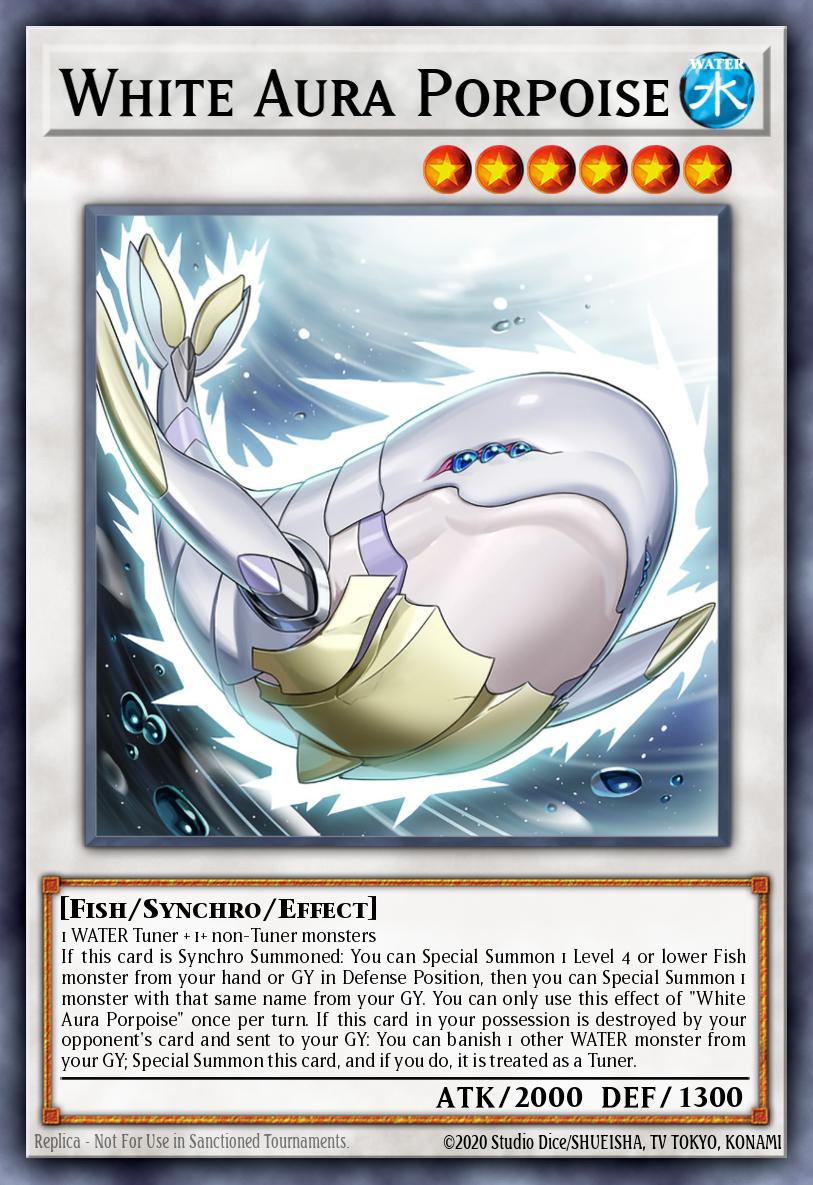 White Aura Porpoise Yu-Gi-Oh card