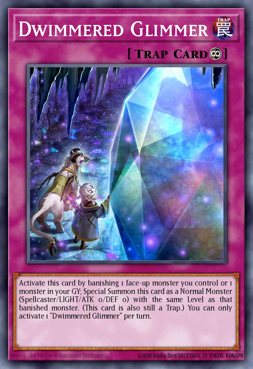 Dwimmered Glimmer Yu-Gi-Oh card