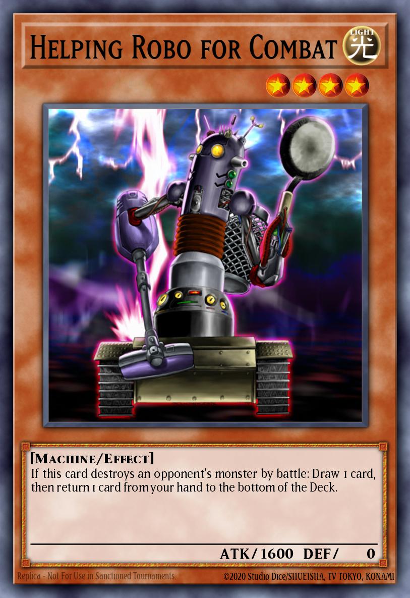 Helping Robo for Combat Yu-Gi-Oh card