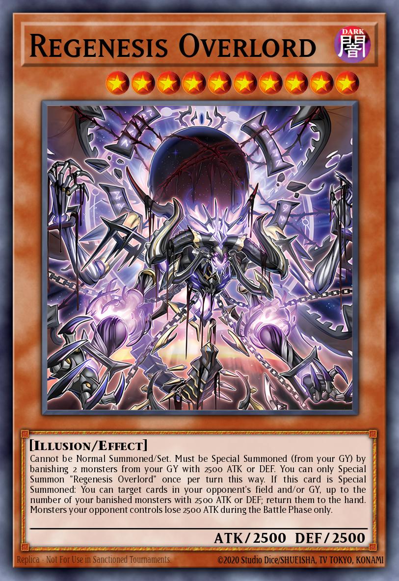 Regenesis Overlord Yu-Gi-Oh card