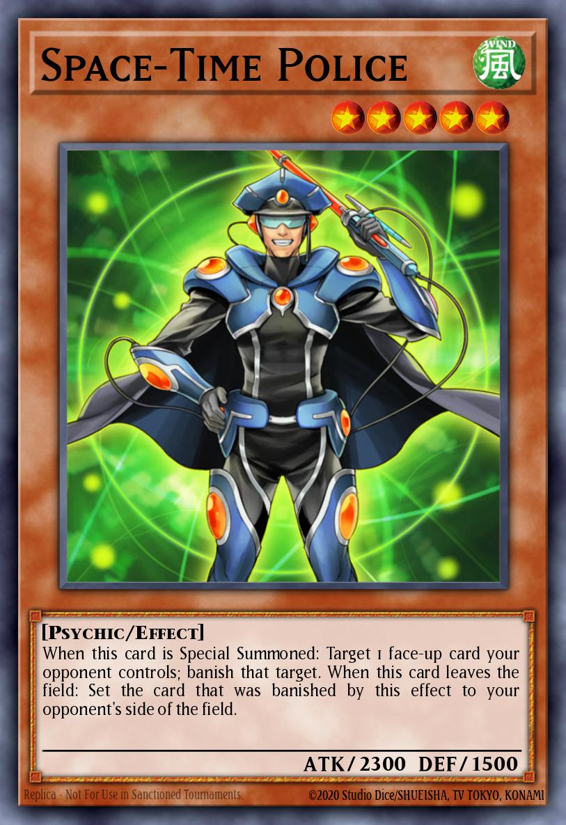 Space-Time Police Yu-Gi-Oh card
