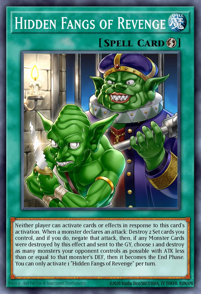 Hidden Fangs of Revenge Yu-Gi-Oh card