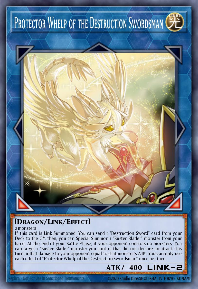 Protector Whelp of the Destruction Swordsman Yu-Gi-Oh card