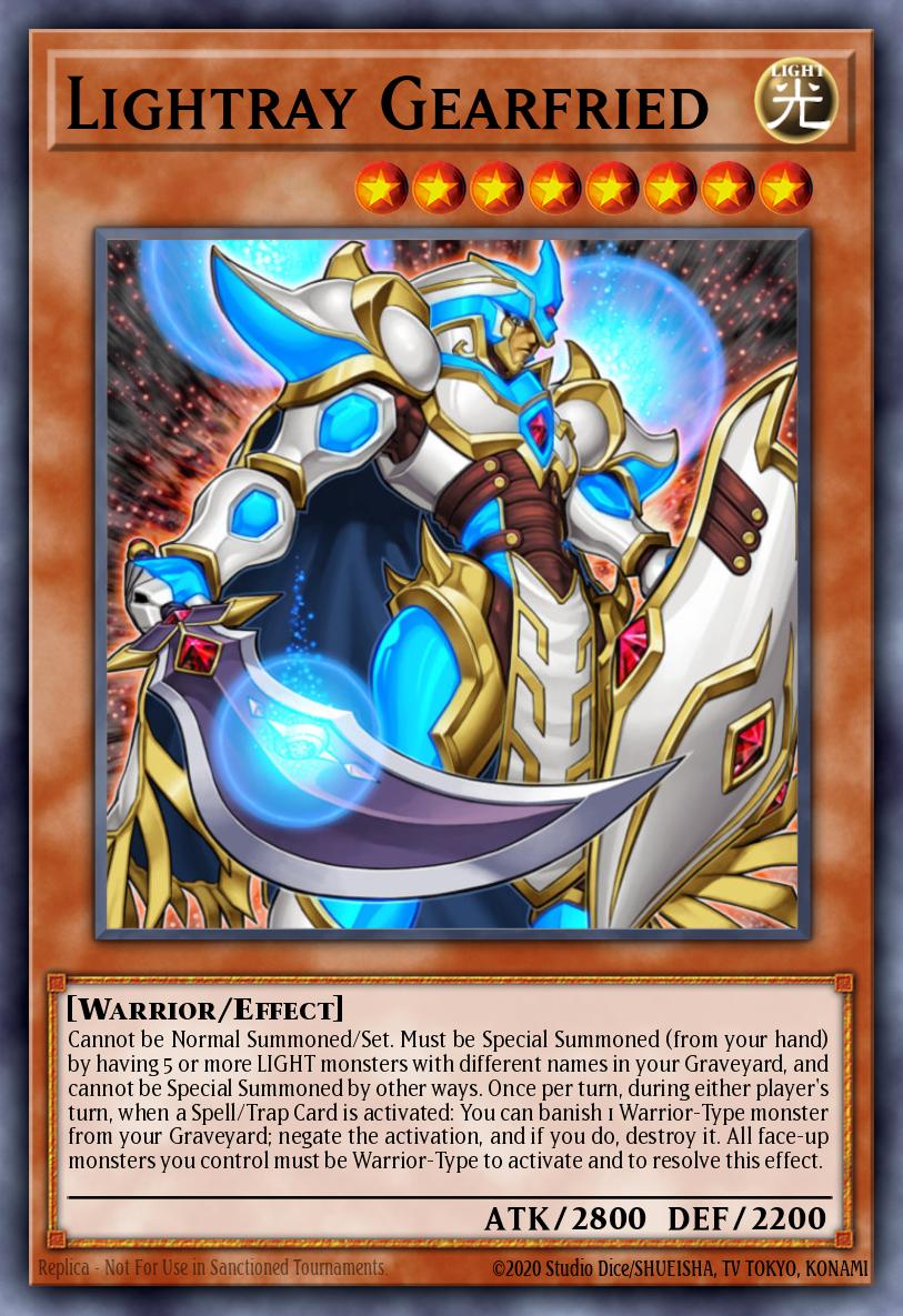 Lightray Gearfried Yu-Gi-Oh card