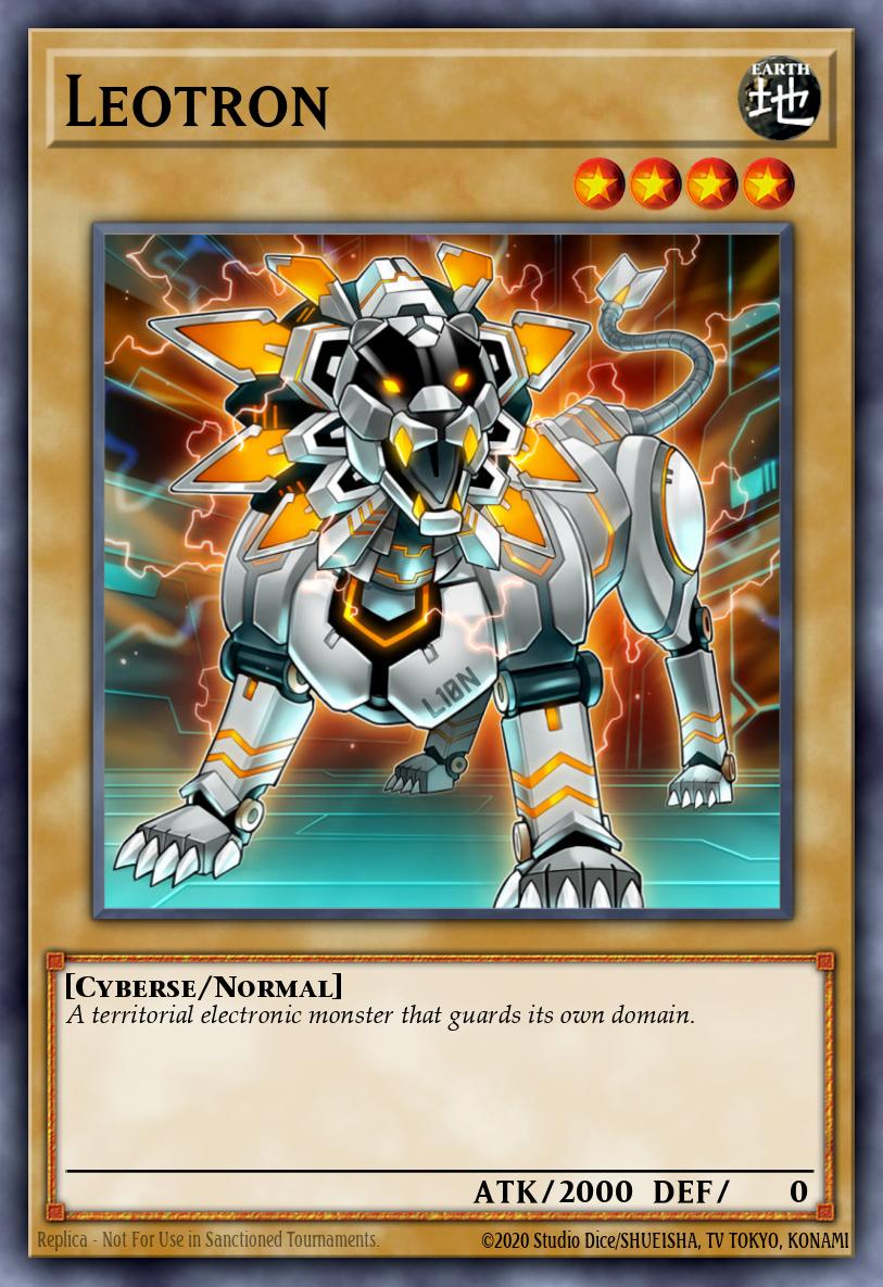 Leotron Yu-Gi-Oh card