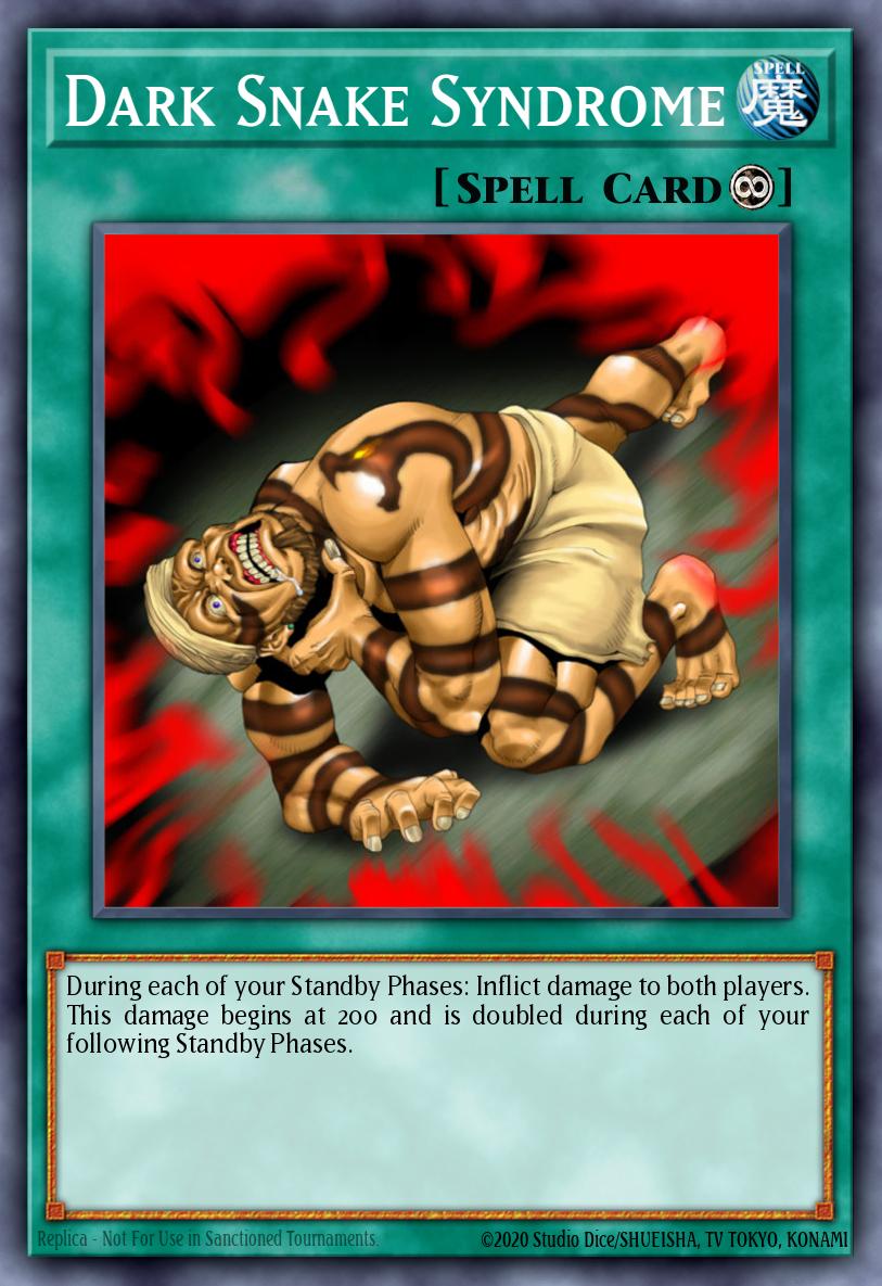 Dark Snake Syndrome Yu-Gi-Oh card