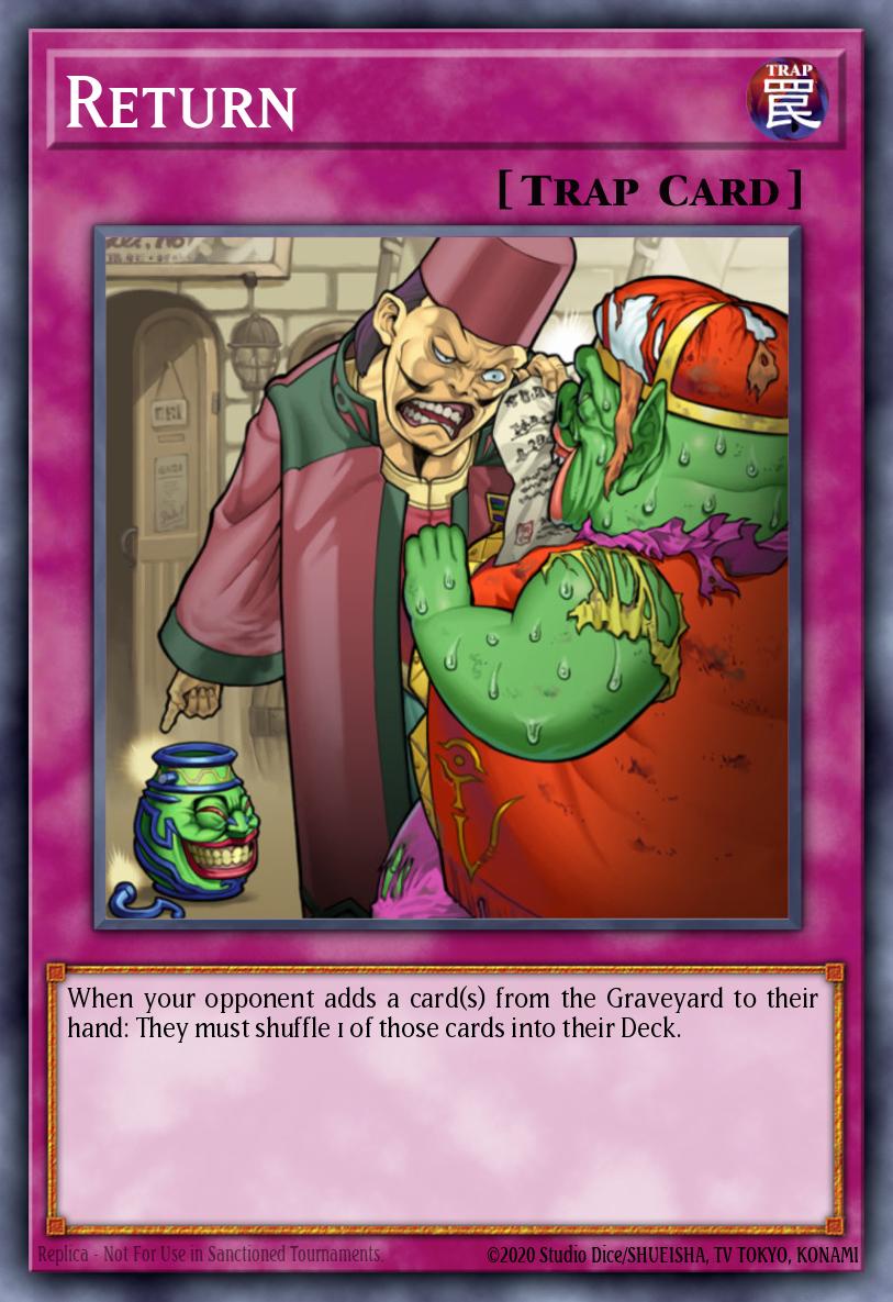 Return Yu-Gi-Oh card