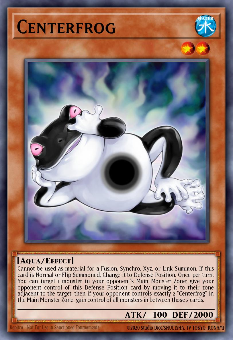 Centerfrog Yu-Gi-Oh card