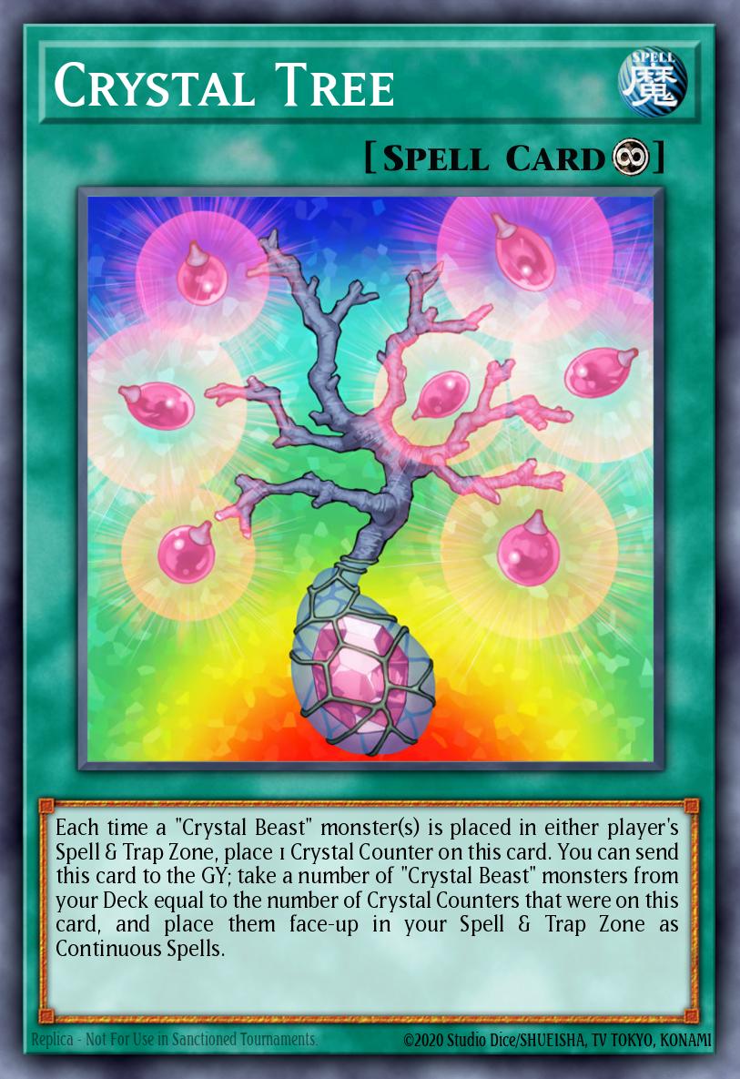Crystal Tree Yu-Gi-Oh card