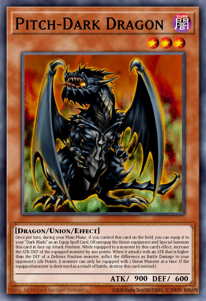 Pitch-Dark Dragon Yu-Gi-Oh card