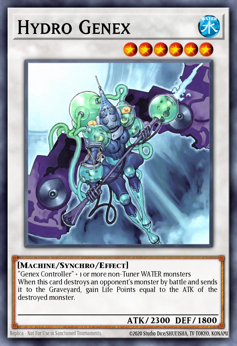 Hydro Genex Yu-Gi-Oh card