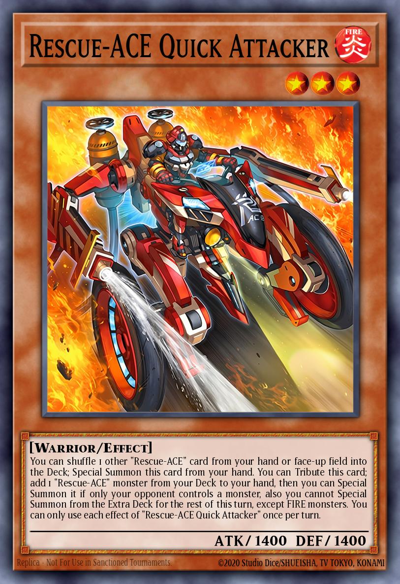 Rescue-ACE Quick Attacker Yu-Gi-Oh card