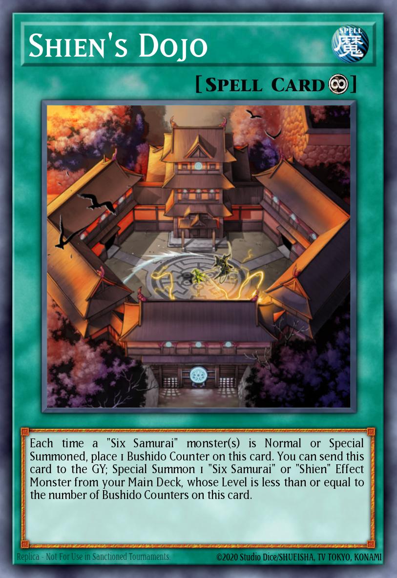 Shien's Dojo Yu-Gi-Oh card