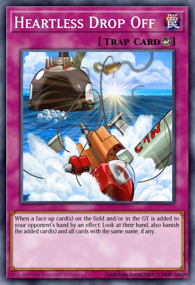 Heartless Drop Off Yu-Gi-Oh card