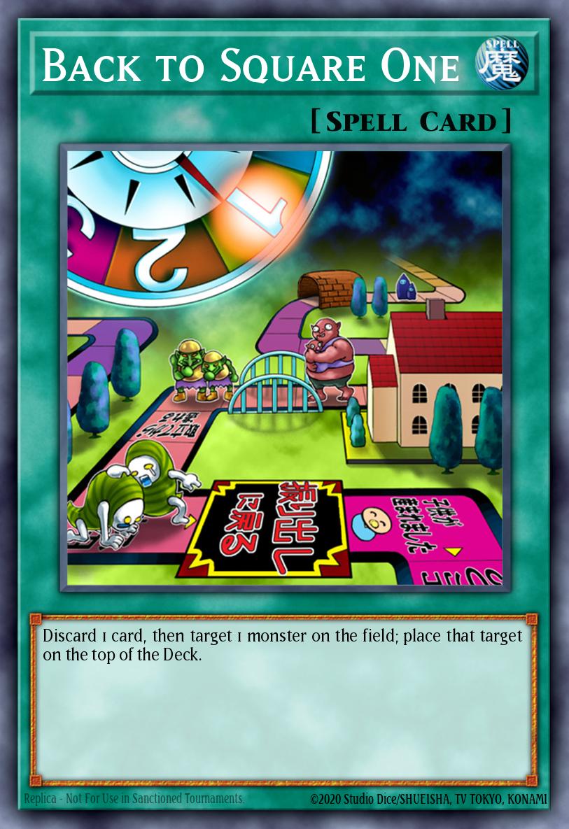 Back to Square One Yu-Gi-Oh card