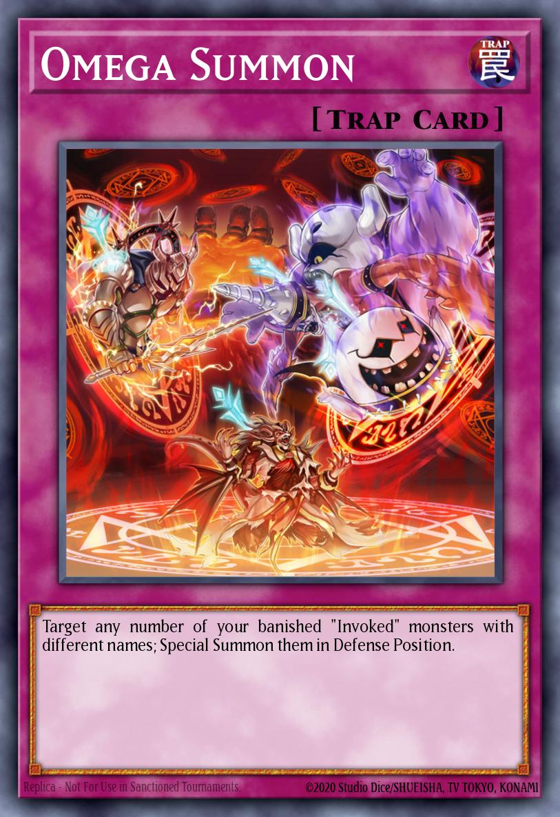Omega Summon Yu-Gi-Oh card