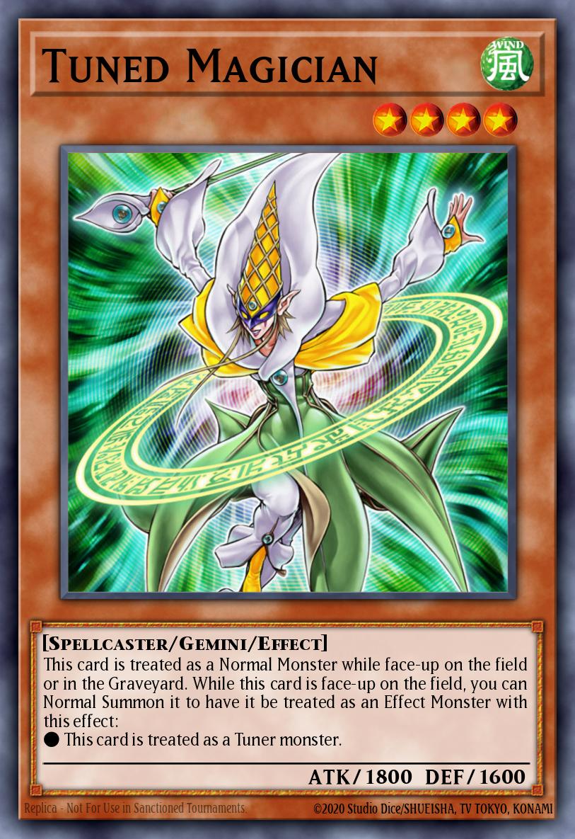 Tuned Magician Yu-Gi-Oh card