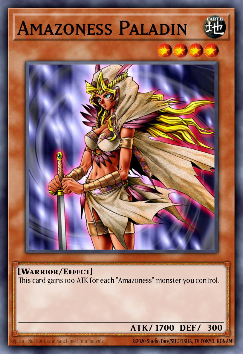 Amazoness Paladin Yu-Gi-Oh card