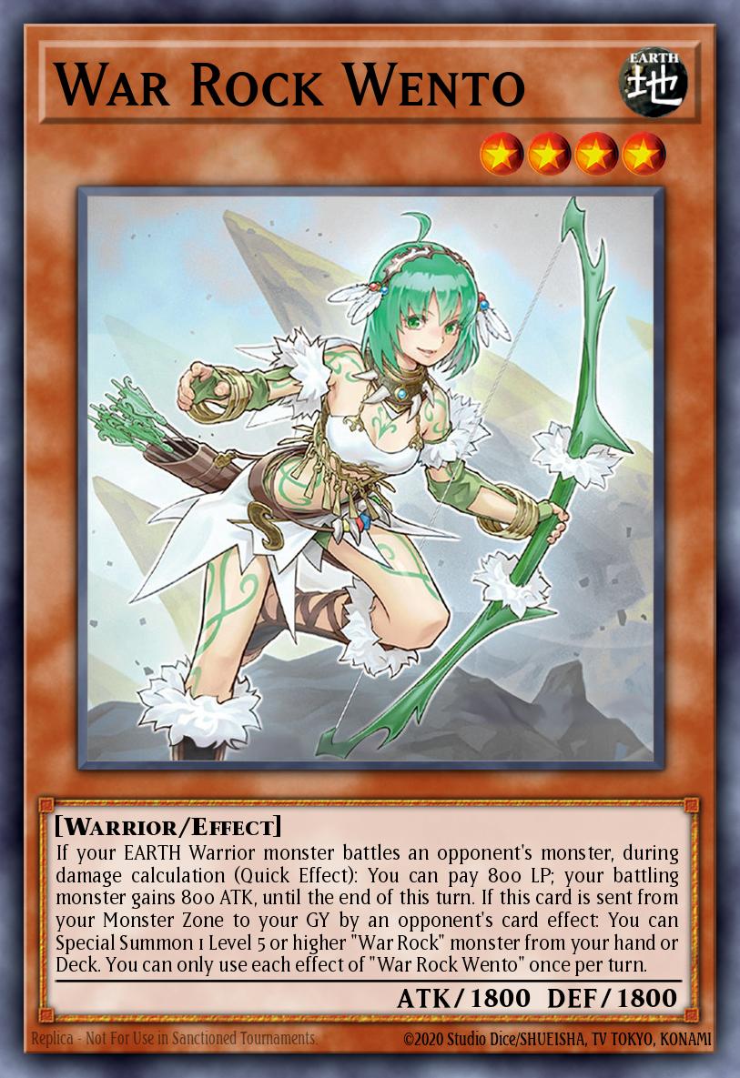 War Rock Wento Yu-Gi-Oh card