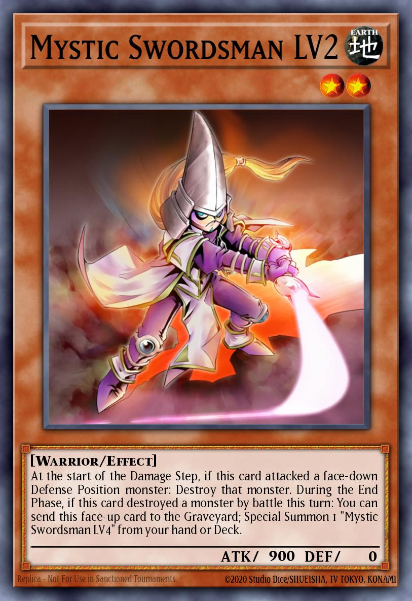 Mystic Swordsman LV2 Yu-Gi-Oh card