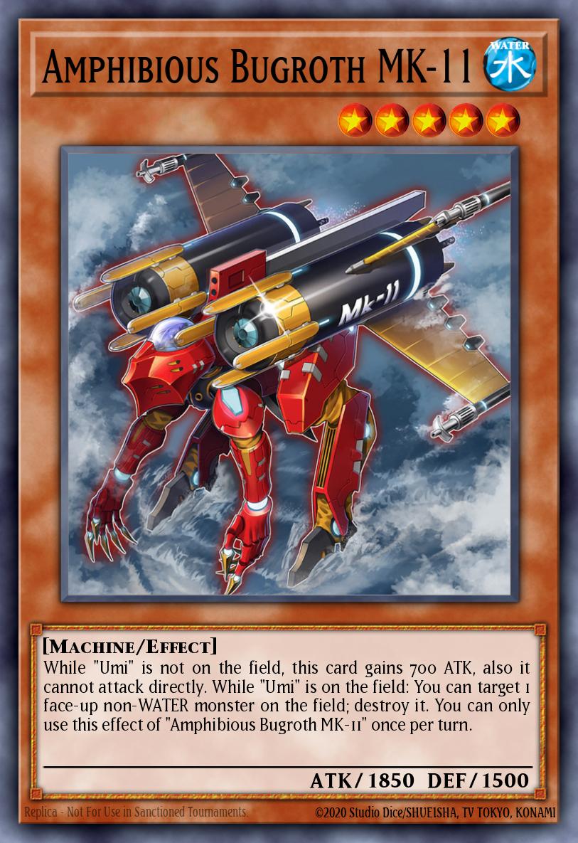 Amphibious Bugroth MK-11 Yu-Gi-Oh card