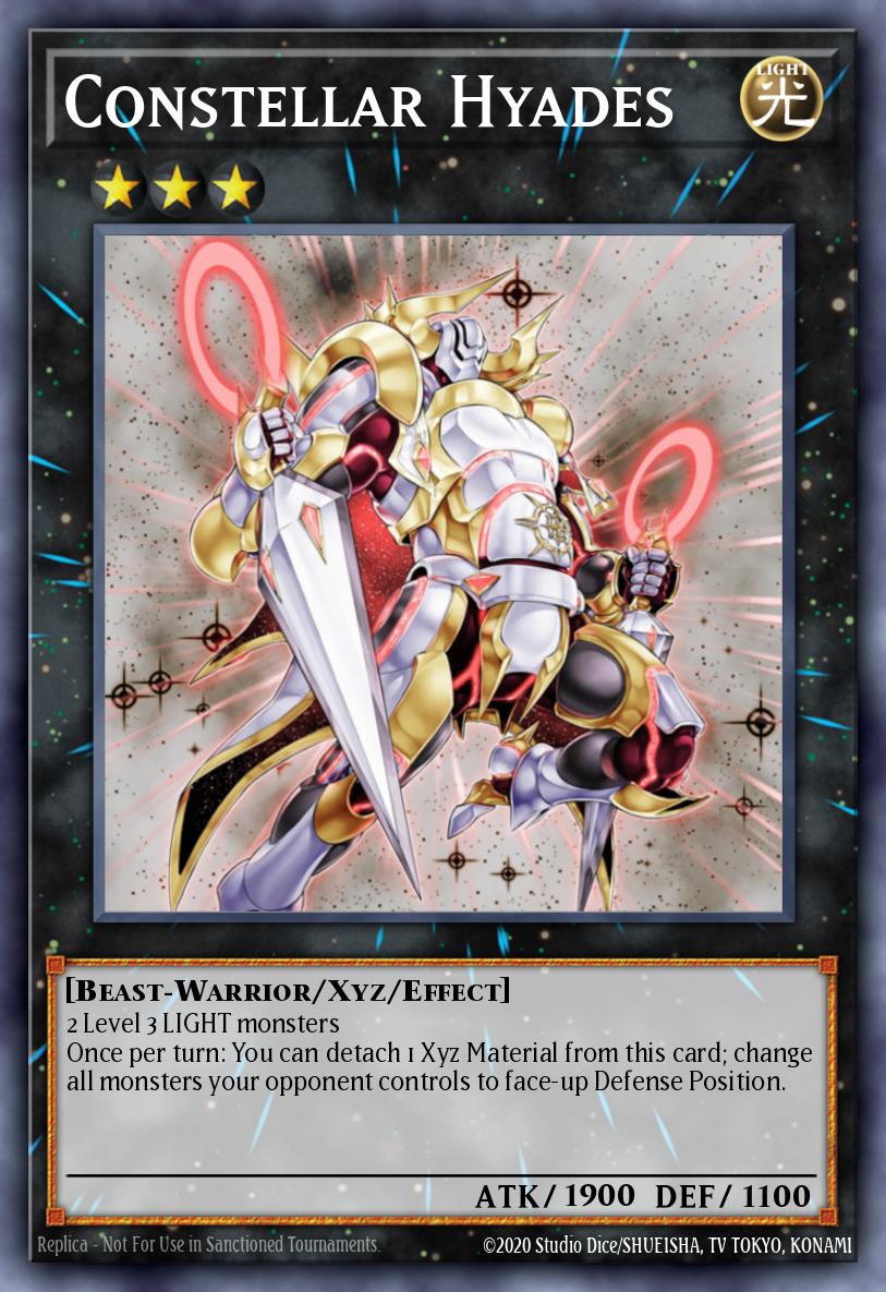 Constellar Hyades Yu-Gi-Oh card