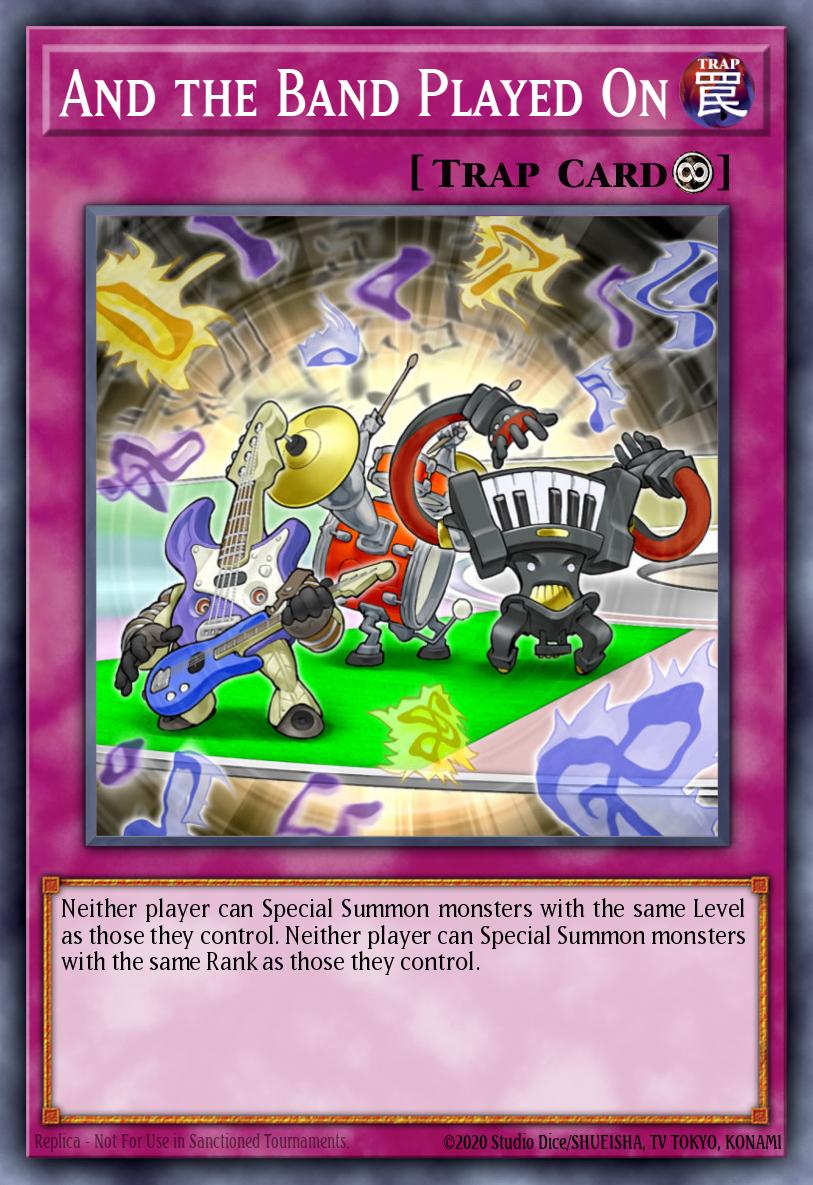 And the Band Played On Yu-Gi-Oh card