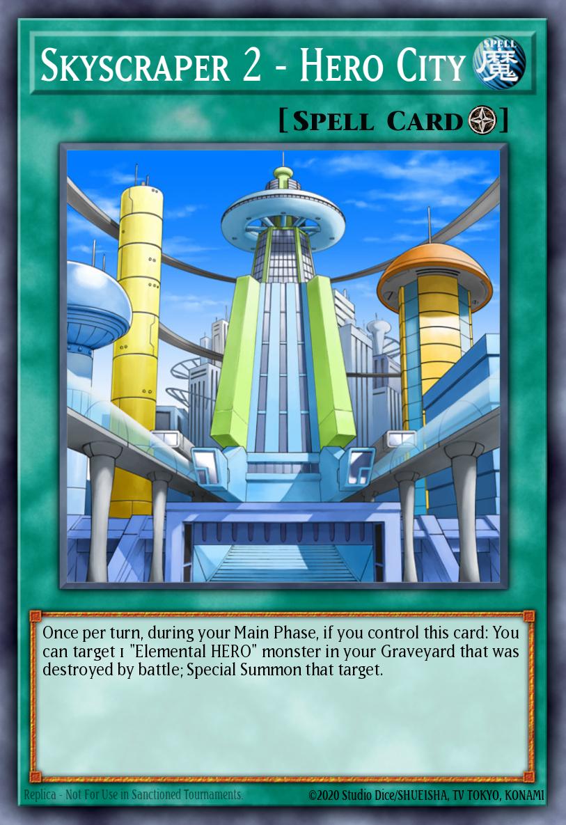 Skyscraper 2 - Hero City Yu-Gi-Oh card