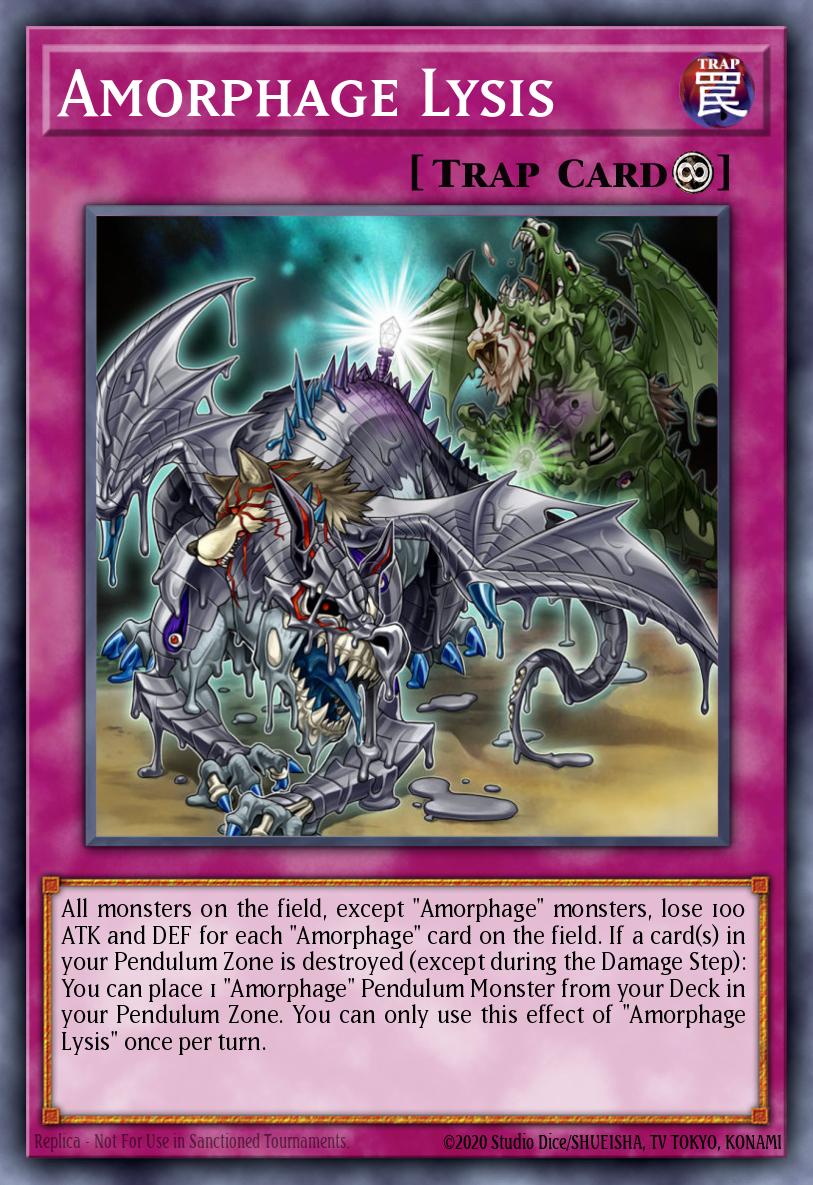 Amorphage Lysis Yu-Gi-Oh card