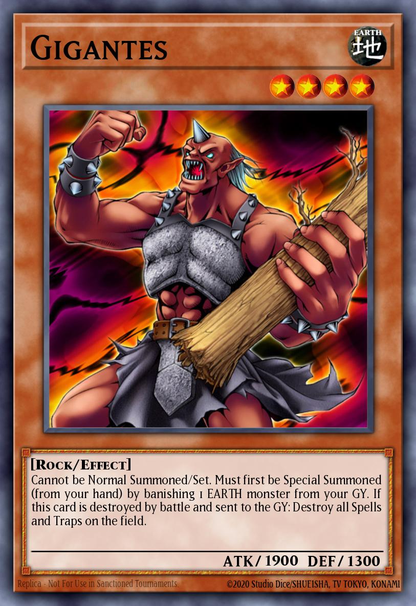 Gigantes Yu-Gi-Oh card