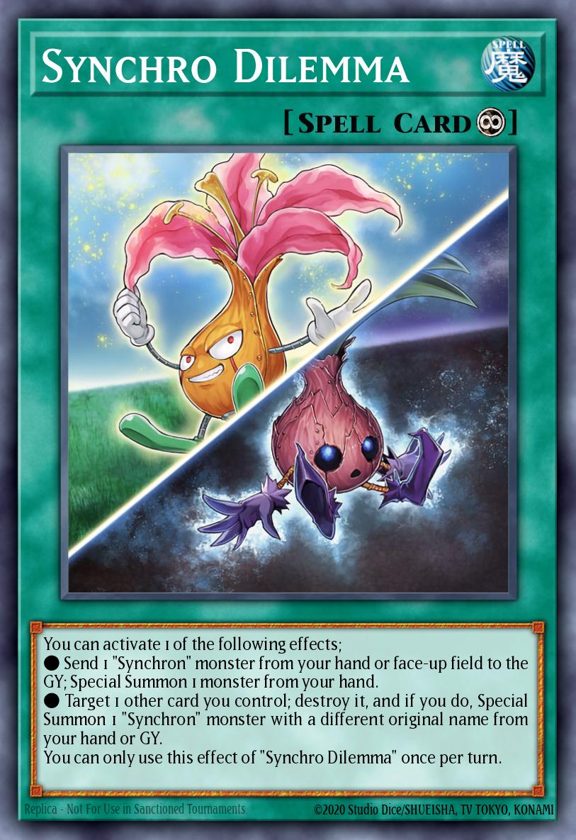 Synchro Dilemma Yu-Gi-Oh card
