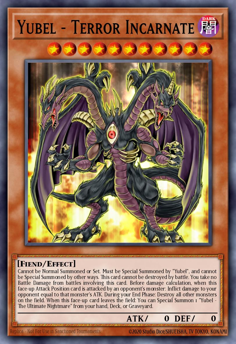Yubel - Terror Incarnate Yu-Gi-Oh card