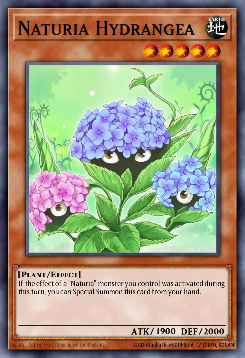 Naturia Hydrangea Yu-Gi-Oh card
