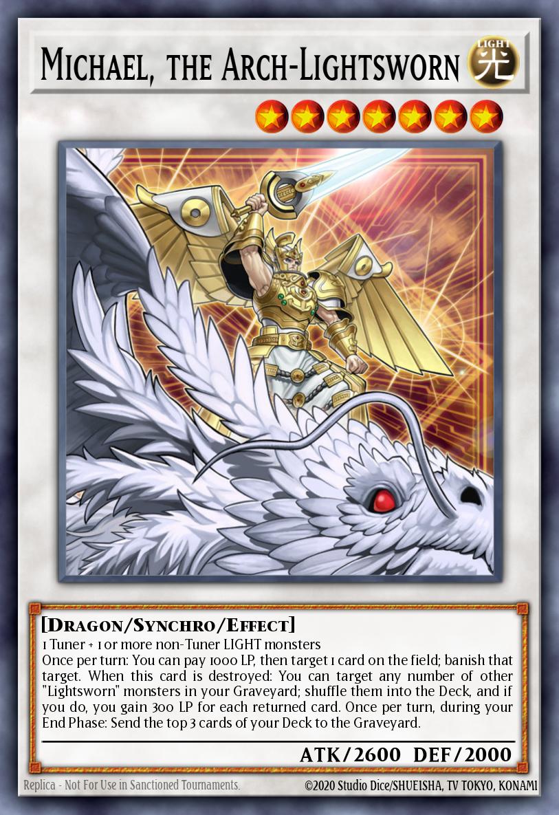 Michael, the Arch-Lightsworn Yu-Gi-Oh card