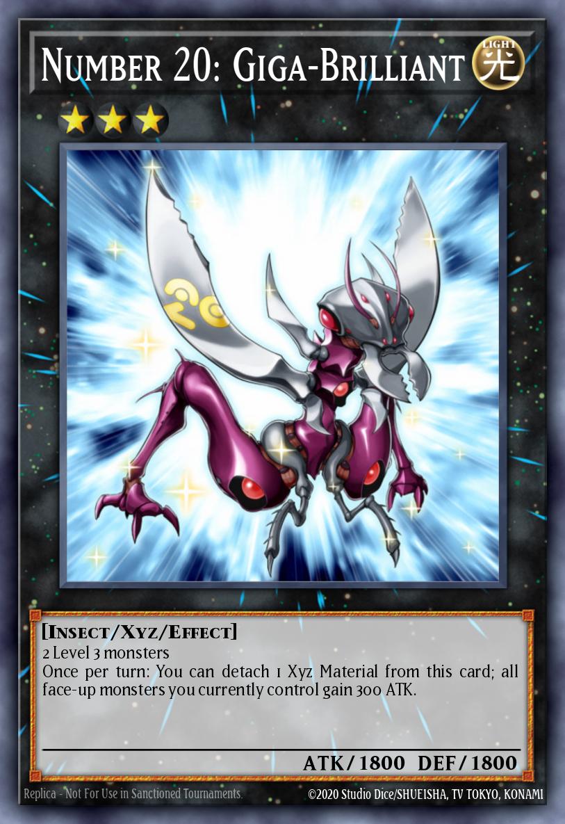 Number 20: Giga-Brilliant Yu-Gi-Oh card