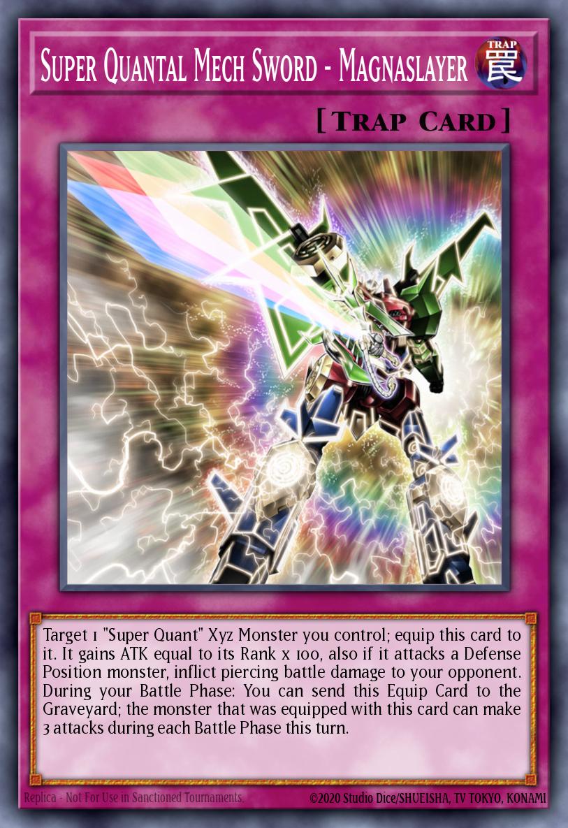 Super Quantal Mech Sword - Magnaslayer Yu-Gi-Oh card