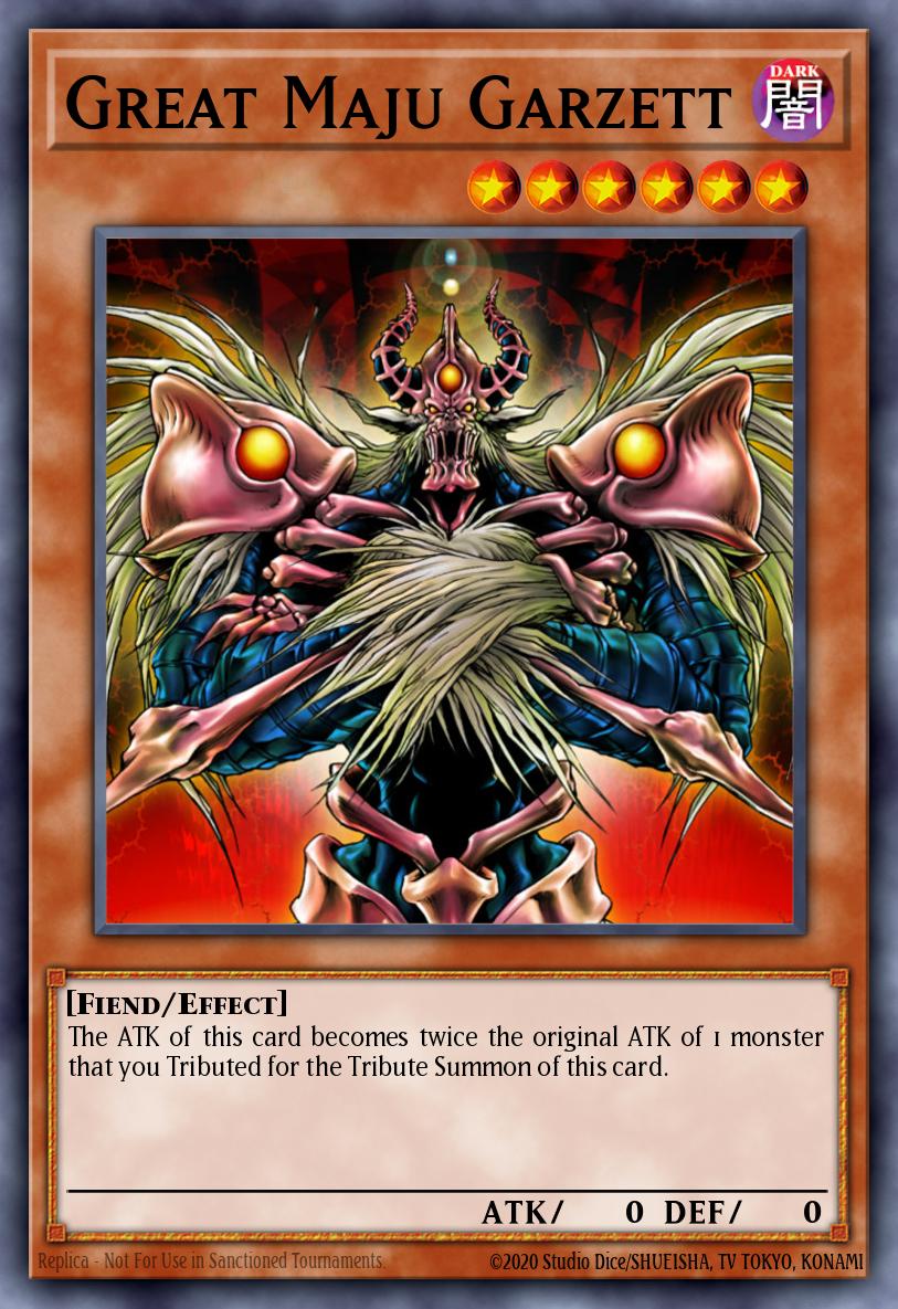 Great Maju Garzett Yu-Gi-Oh card