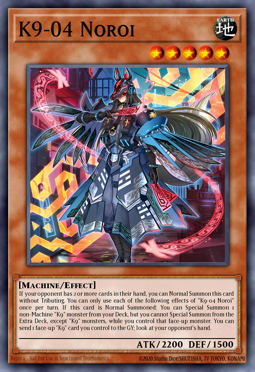 K9-04 Noroi Yu-Gi-Oh card