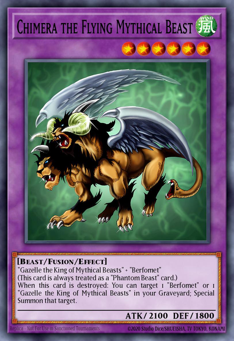 Chimera the Flying Mythical Beast Yu-Gi-Oh card