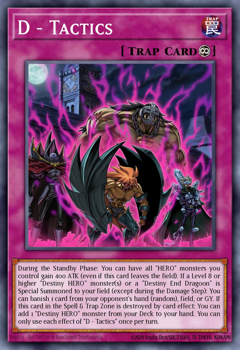 D - Tactics Yu-Gi-Oh card